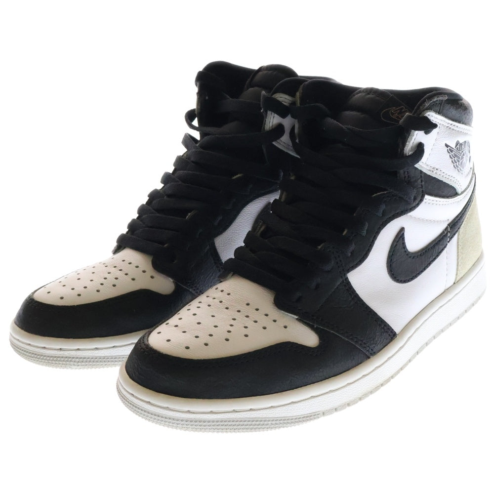 NIKE(ナイキ) AIR JORDAN 1 HIGH OG BLEACHED CORAL エアジョーダン 1 ブリーチドコーラル ハイカットスニーカー グレー US7/25cm 555088-108