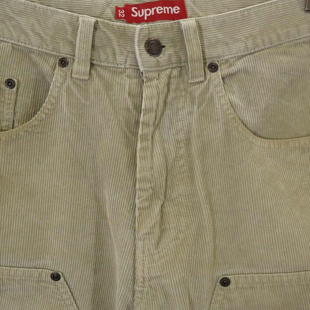 SUPREME(シュプリーム) 24ss Washed Corduroy Painter Short Pant ウォッシュドコーデュロイペインターショートパンツ ハーフパンツ ベージュ