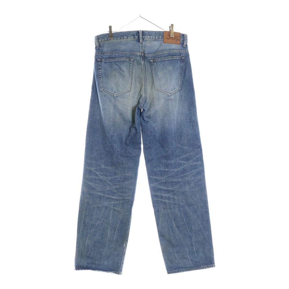 SUPREME(シュプリーム) 24AW Distressed Loose Fit Selvedge Jean ルーズフィットストレートデニムパンツ ジーンズ インディゴ