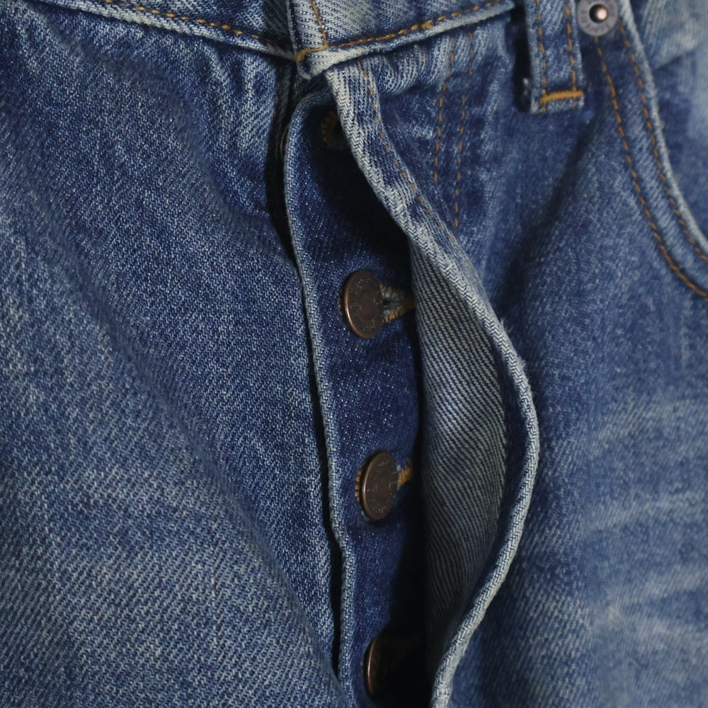 SUPREME(シュプリーム) 24AW Distressed Loose Fit Selvedge Jean ルーズフィットストレートデニムパンツ ジーンズ インディゴ