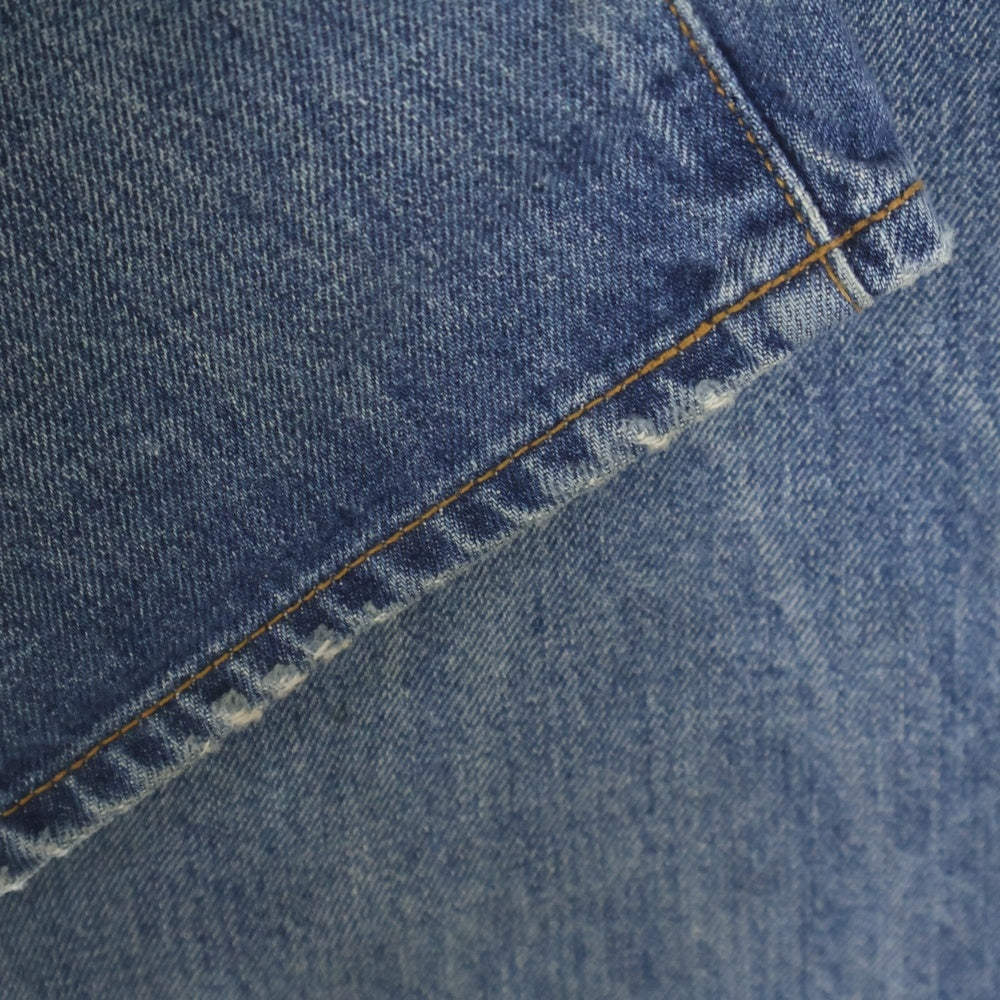 SUPREME(シュプリーム) 24AW Distressed Loose Fit Selvedge Jean ルーズフィットストレートデニムパンツ ジーンズ インディゴ