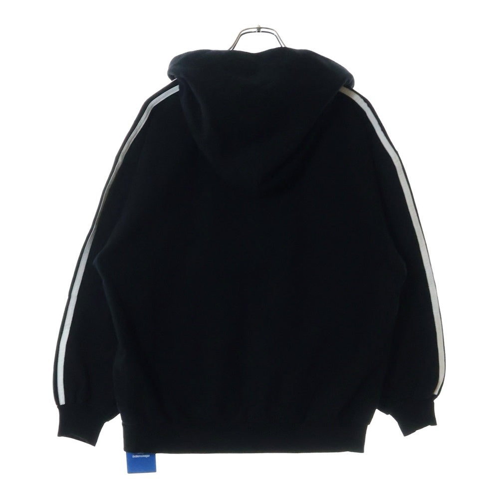 BALENCIAGA(バレンシアガ) 23SS ×adidas Zip Up Hoodie アディダス ジップアップスウェットパーカー フーディー ブラック 723754 TNVN2