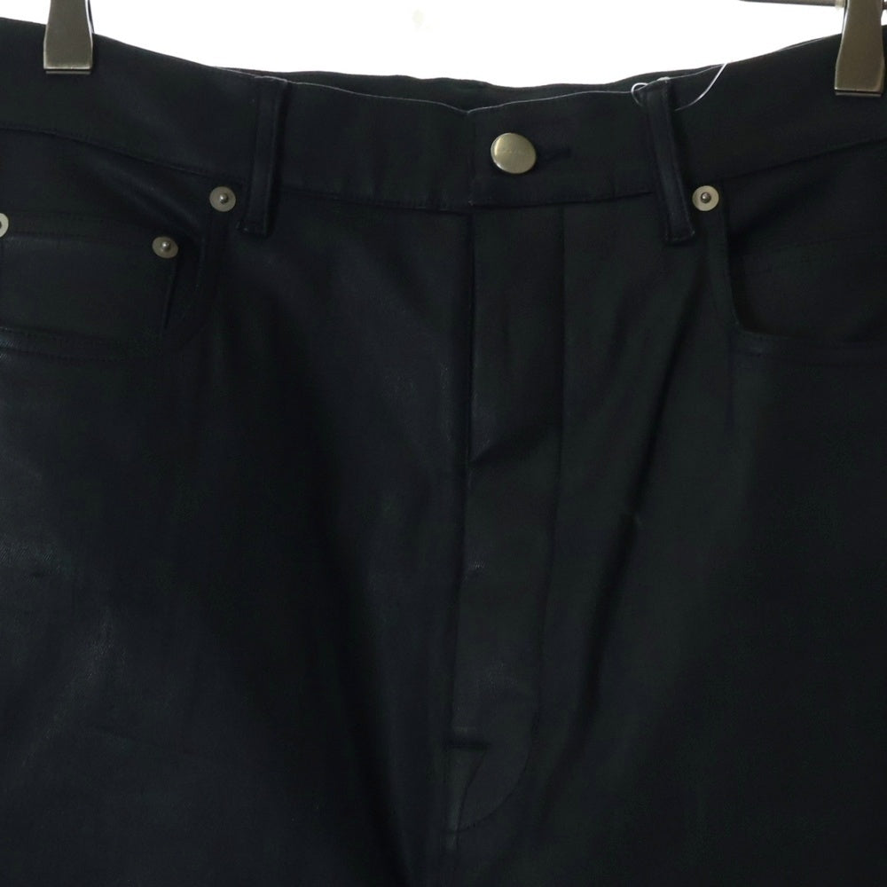 Rick Owens(リックオウエンス) 24AW Bolan Banana Jeans バランバナナ ジーンズ デニム サイドジップ ブラック RU02D6343-SMT