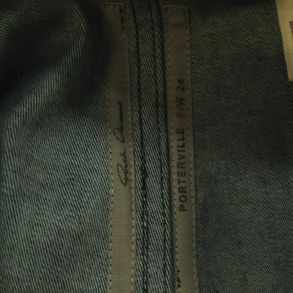 Rick Owens(リックオウエンス) 24AW Bolan Banana Jeans バランバナナ ジーンズ デニム サイドジップ ブラック RU02D6343-SMT