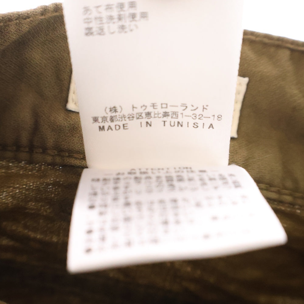 DRIES VAN NOTEN(ドリスヴァンノッテン) Wide Tuck Pants ワイドリネンタックパンツ カーキ