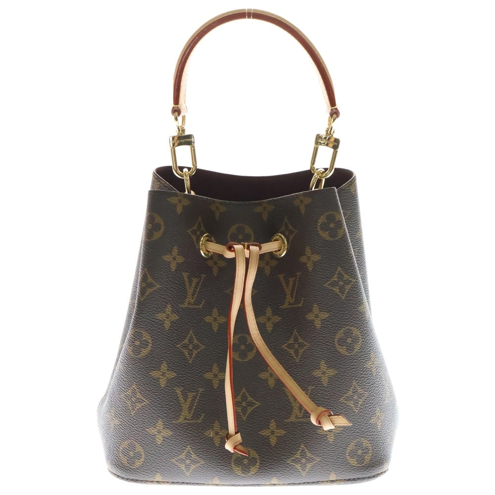 LOUIS VUITTON(ルイヴィトン) モノグラム ネオノエBB ショルダー付き ハンドバッグ 2WAYバッグ ブラウン M46581
