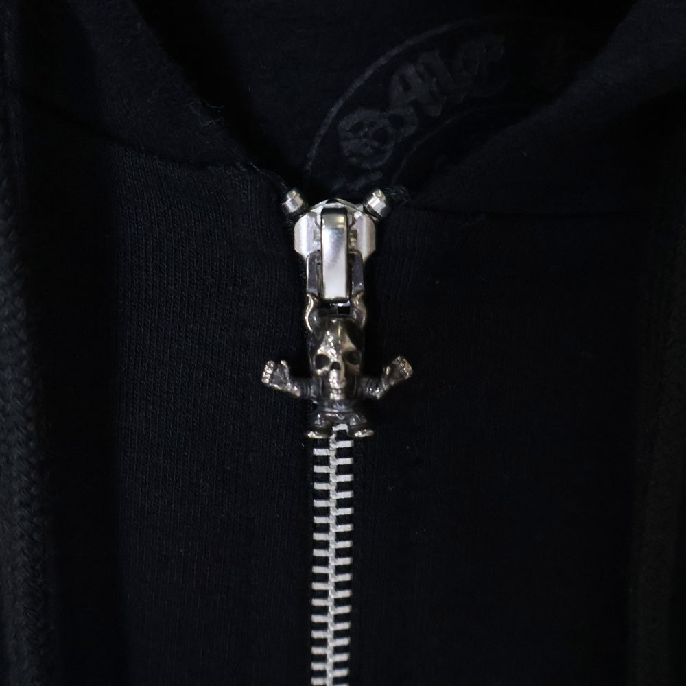 CHROME HEARTS(クロムハーツ) FOTI SWTSHRT HD ZIP フォティプリント ダガージップ スウェットパーカー グレー
