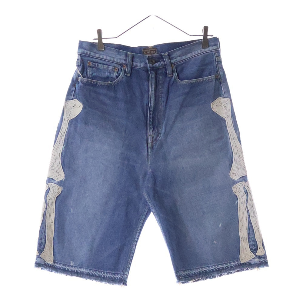 KAPITAL(キャピタル) 14oz Bone Denim 5P Shorts 14オンス ボーンデニムショーツ ハーフパンツ インディゴ EK-1448SPA