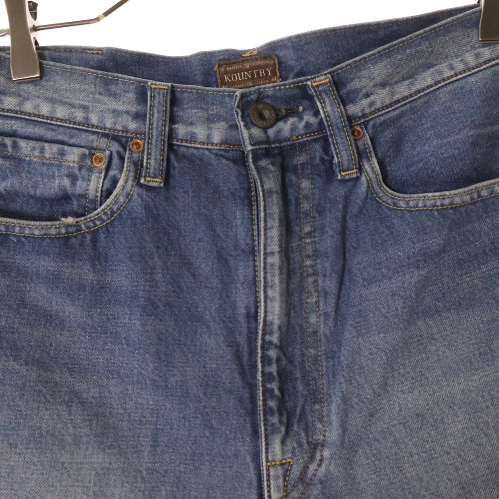 KAPITAL(キャピタル) 14oz Bone Denim 5P Shorts 14オンス ボーンデニムショーツ ハーフパンツ インディゴ EK-1448SPA