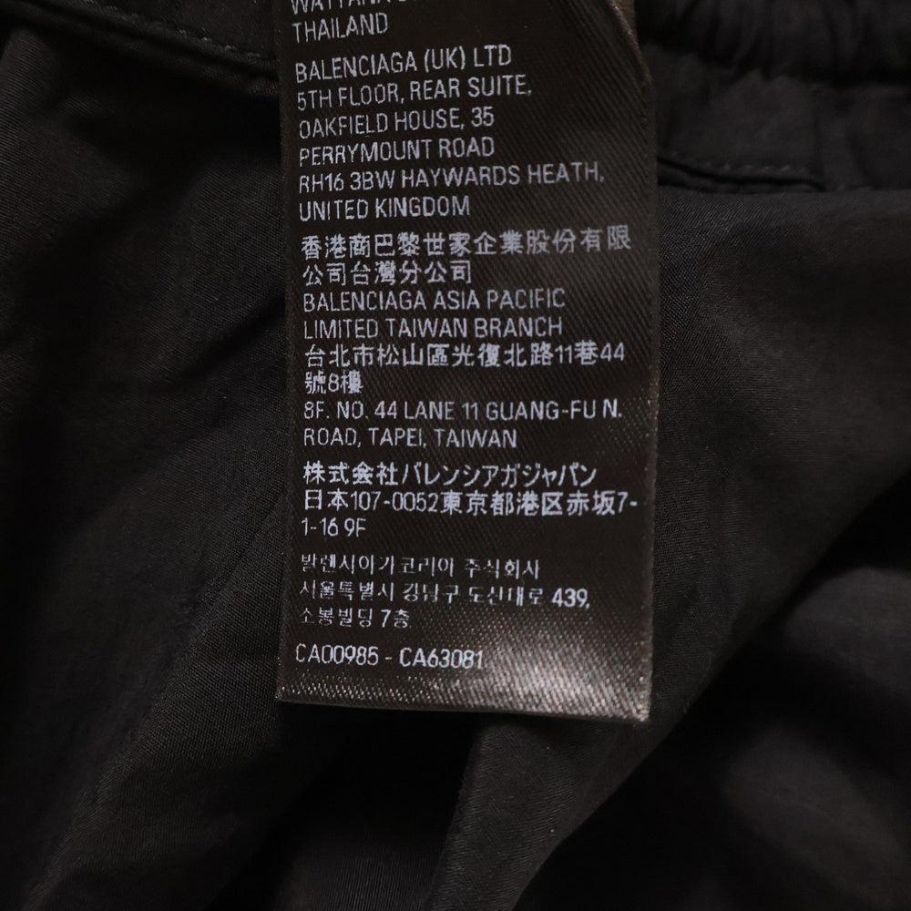 BALENCIAGA(バレンシアガ) ワイドフィット スラックスパンツ ブラック 794738 TF002