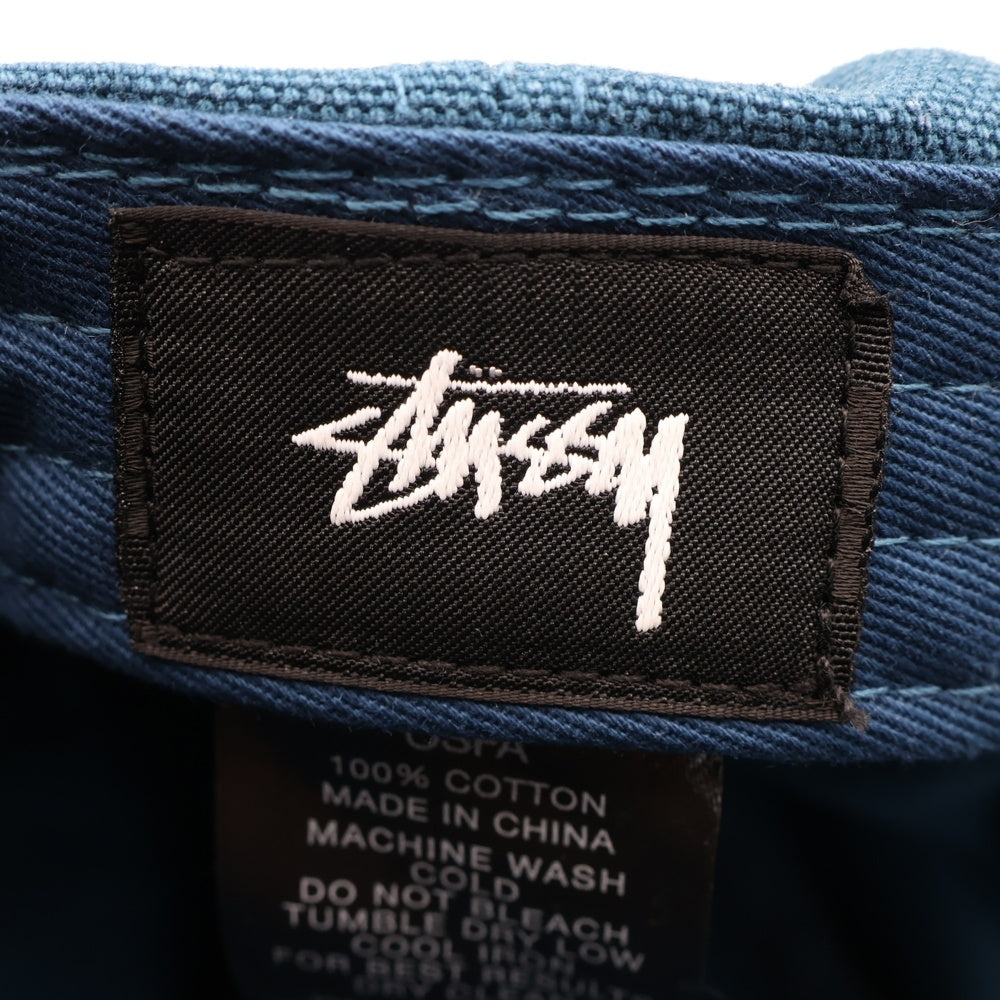 STUSSY(ステューシー) 25SS ×Our Legacy Md Classic Workshop Cap アワーレガシー ロゴワッペン ウォッシュ加工 キャップ 帽子 ブルー 331249