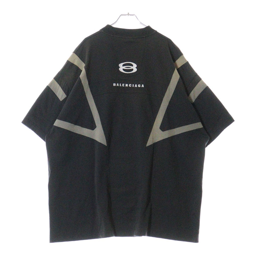BALENCIAGA(バレンシアガ) Unity Sports Icon Biker ユニティスポーツアイコンバイカー 半袖Tシャツ グレー
