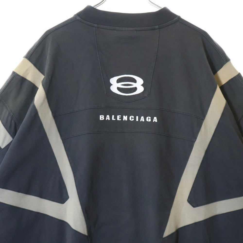 BALENCIAGA(バレンシアガ) Unity Sports Icon Biker ユニティスポーツアイコンバイカー 半袖Tシャツ グレー