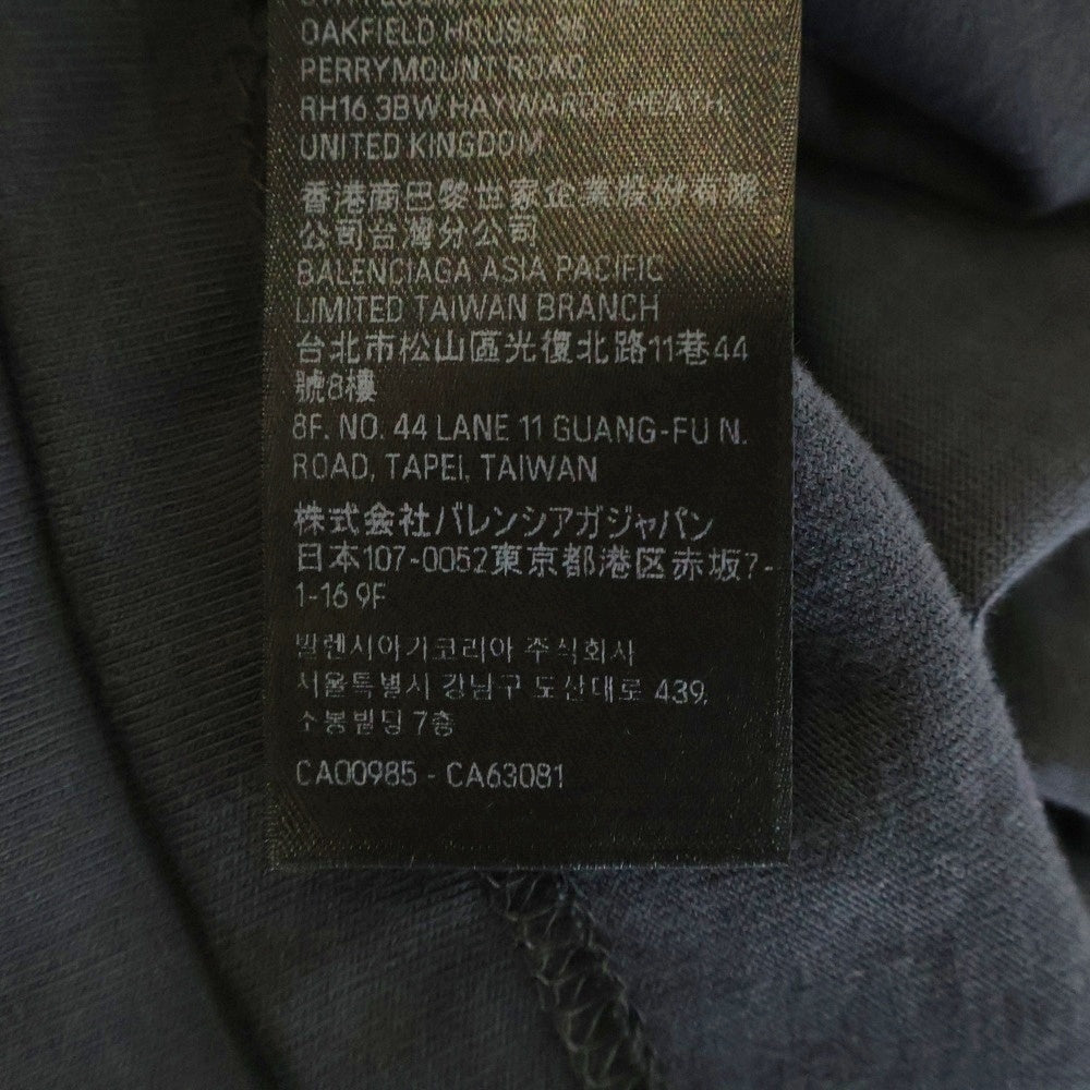 BALENCIAGA(バレンシアガ) Unity Sports Icon Biker ユニティスポーツアイコンバイカー 半袖Tシャツ グレー