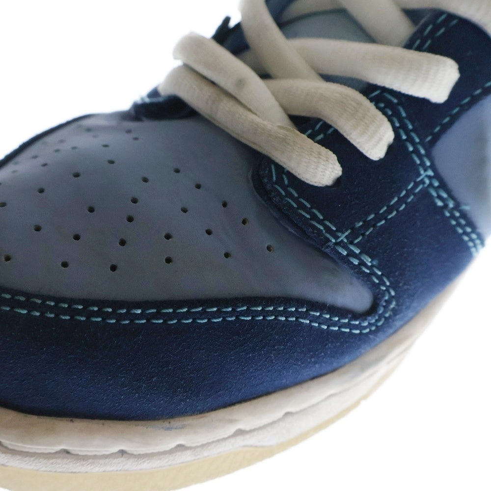 NIKE(ナイキ) ×WHY SO SAD Dunk LOW COASTAL BLUE ワイ ソー サッド クロー コースタルブルー ローカットスニーカー シューズ ブルー US8.5/26.5cm DX5549-400