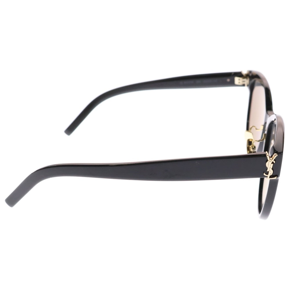 SAINT LAURENT PARIS(サンローランパリ) サイトロゴ スクエアフレーム サングラス 眼鏡 ブラック SL M107/K