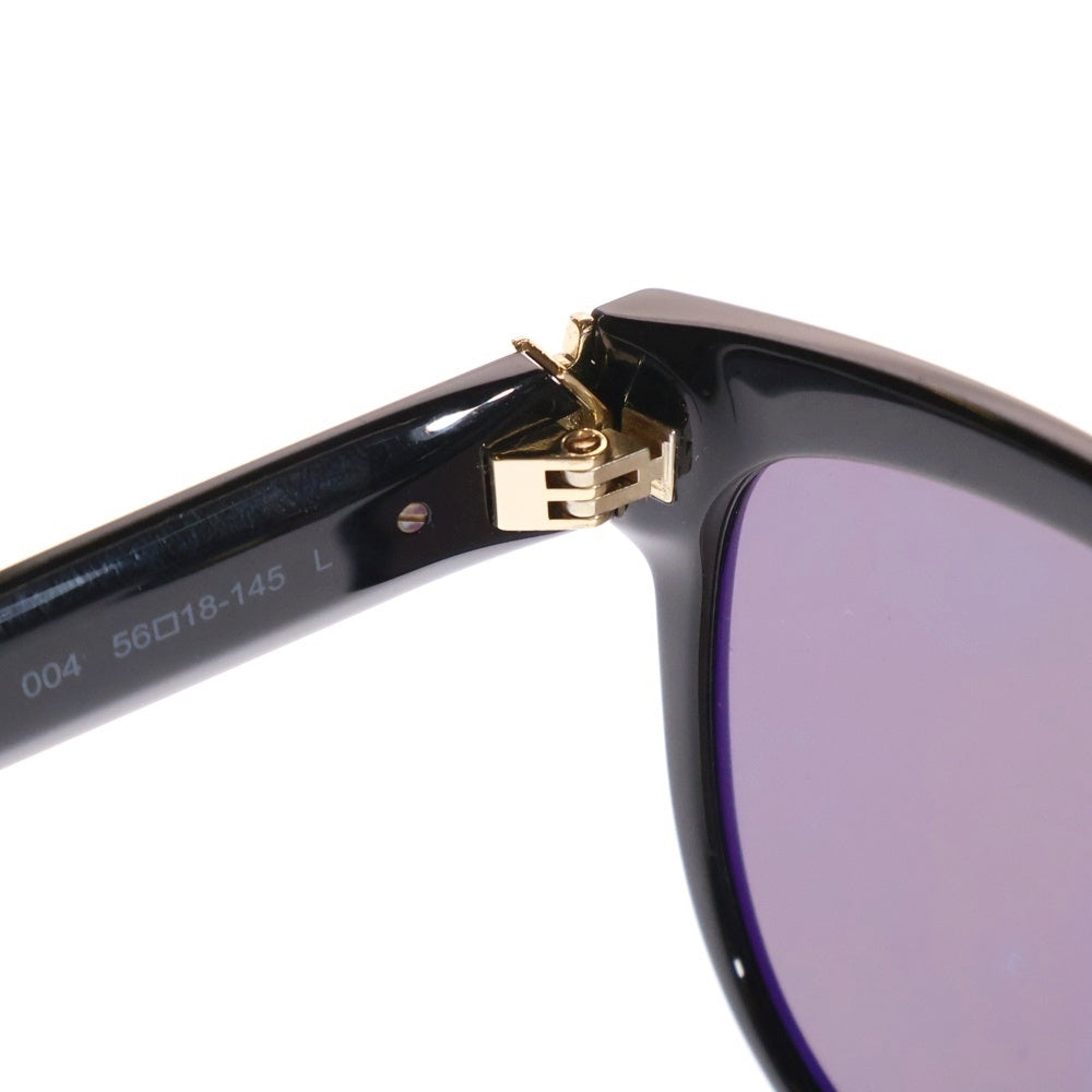 SAINT LAURENT PARIS(サンローランパリ) サイトロゴ スクエアフレーム サングラス 眼鏡 ブラック SL M107/K