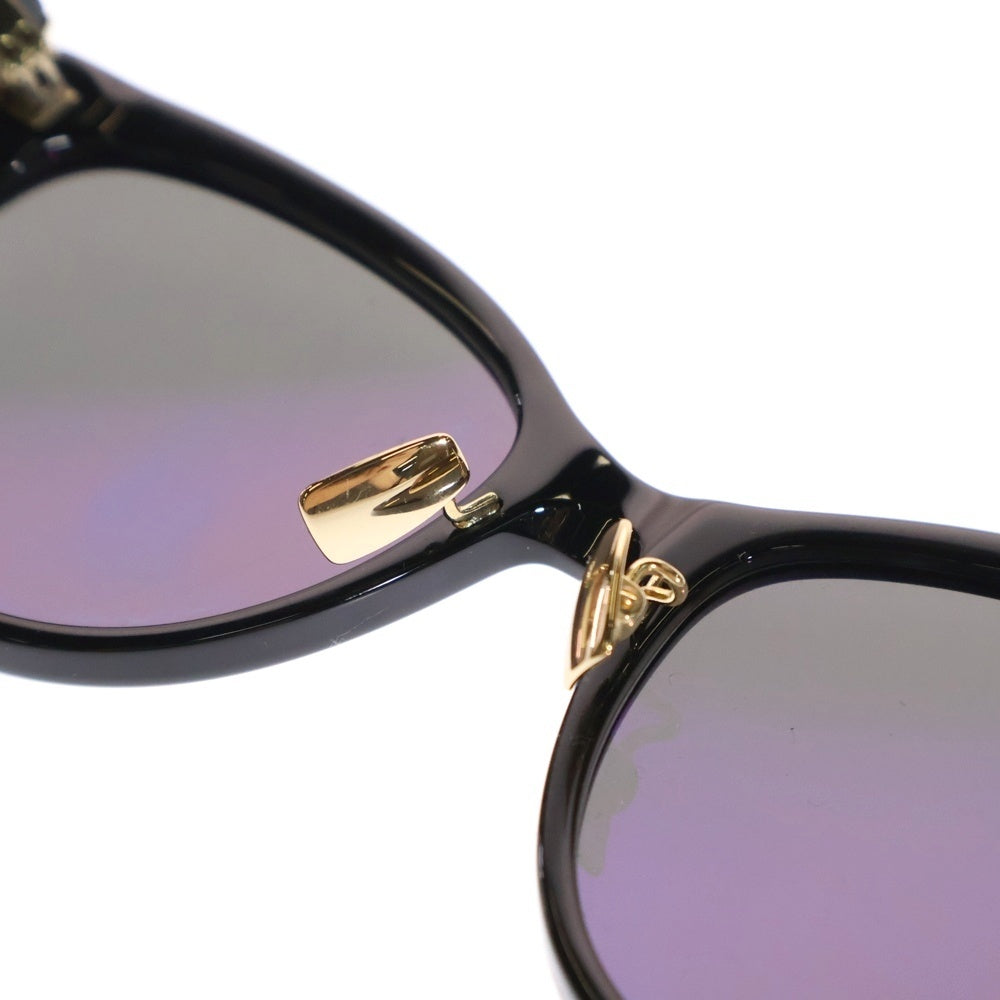 SAINT LAURENT PARIS(サンローランパリ) サイトロゴ スクエアフレーム サングラス 眼鏡 ブラック SL M107/K