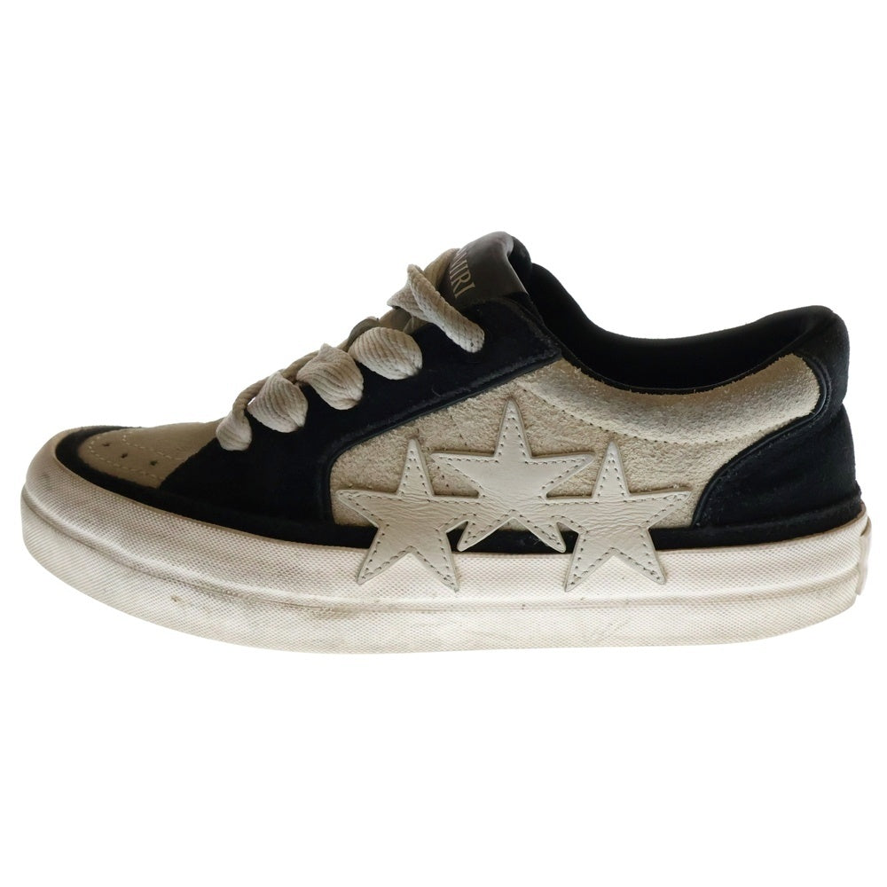 AMIRI(アミリ) Sunset Skate スターパッチ ローカットスニーカー ブラック/ホワイト US9/27.0cm