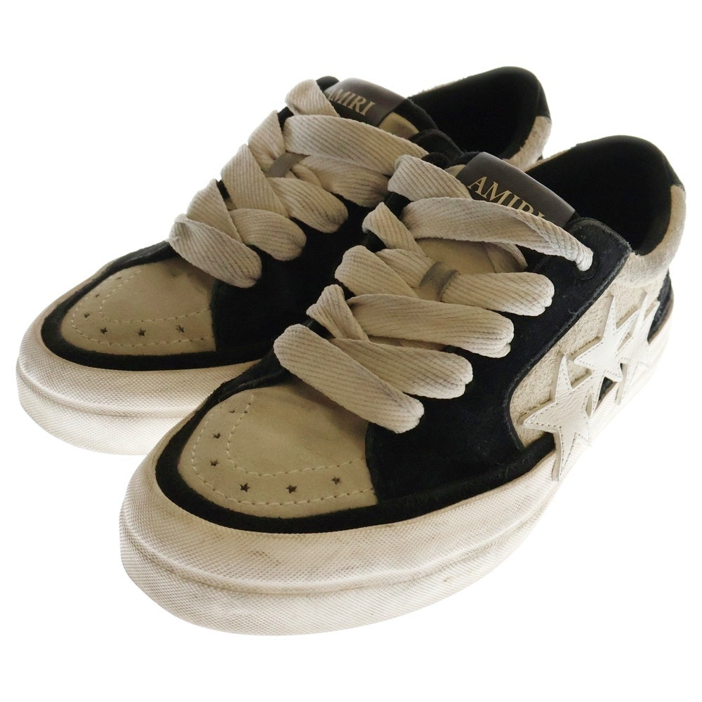 AMIRI(アミリ) Sunset Skate スターパッチ ローカットスニーカー ブラック/ホワイト US9/27.0cm