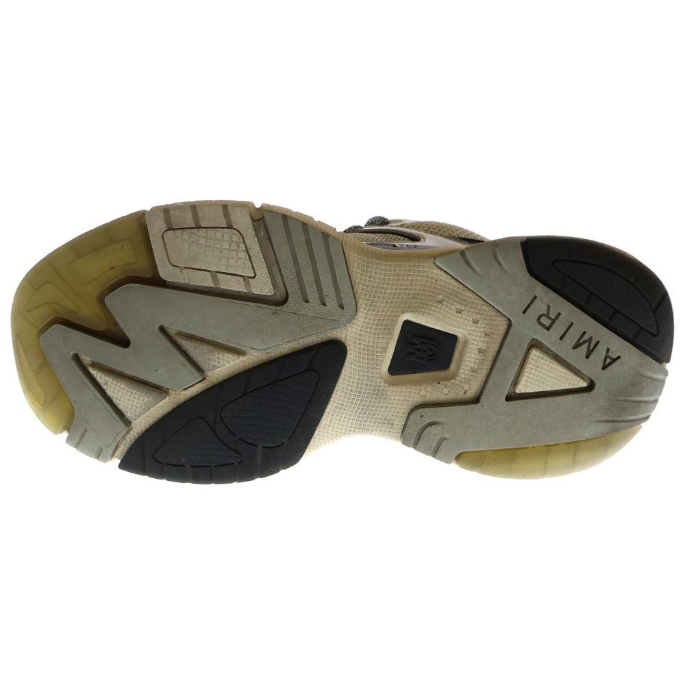 AMIRI(アミリ) MA RUNNER ローカットスニーカー ホワイト/シルバー US9/27.0cm