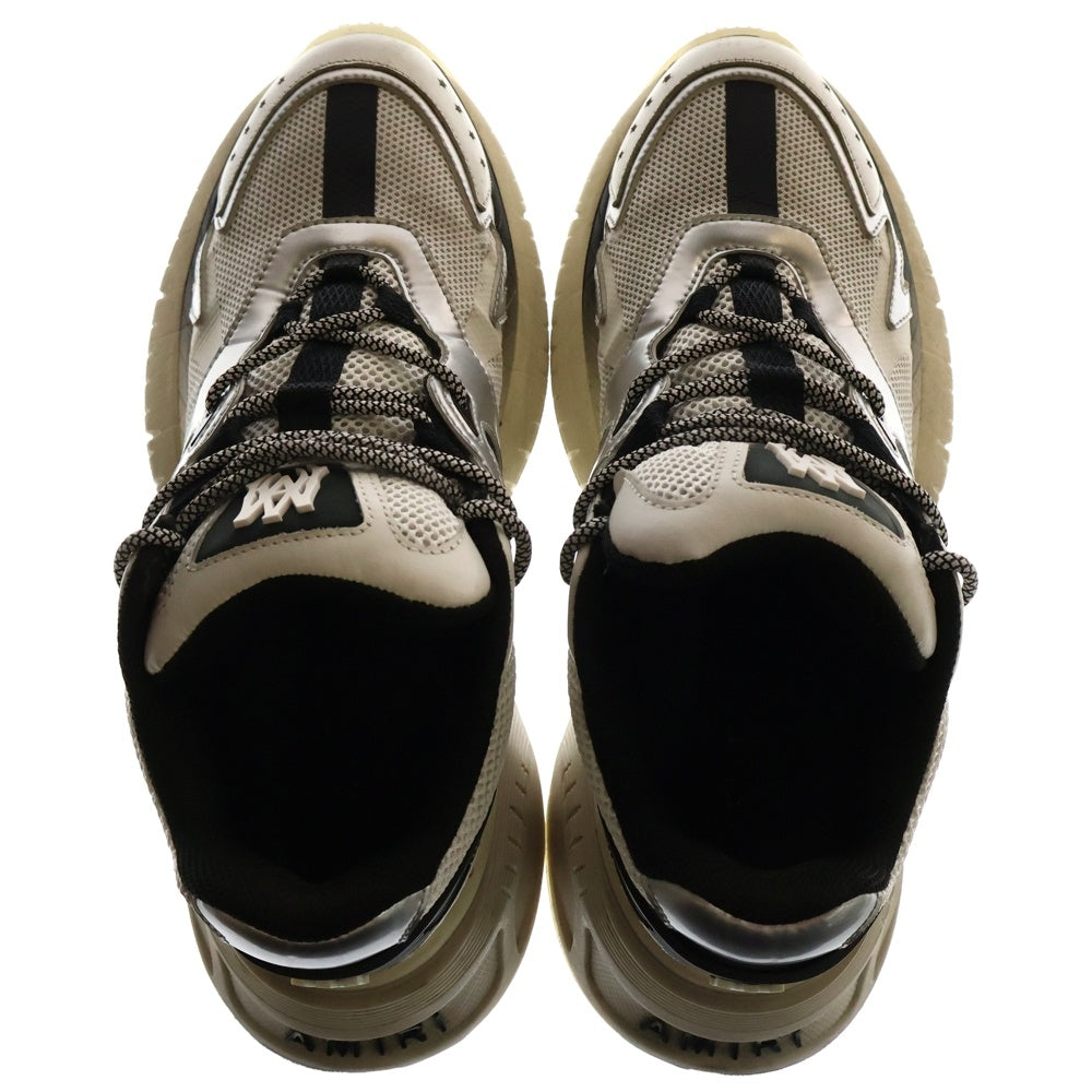 AMIRI(アミリ) MA RUNNER ローカットスニーカー ホワイト/シルバー US9/27.0cm
