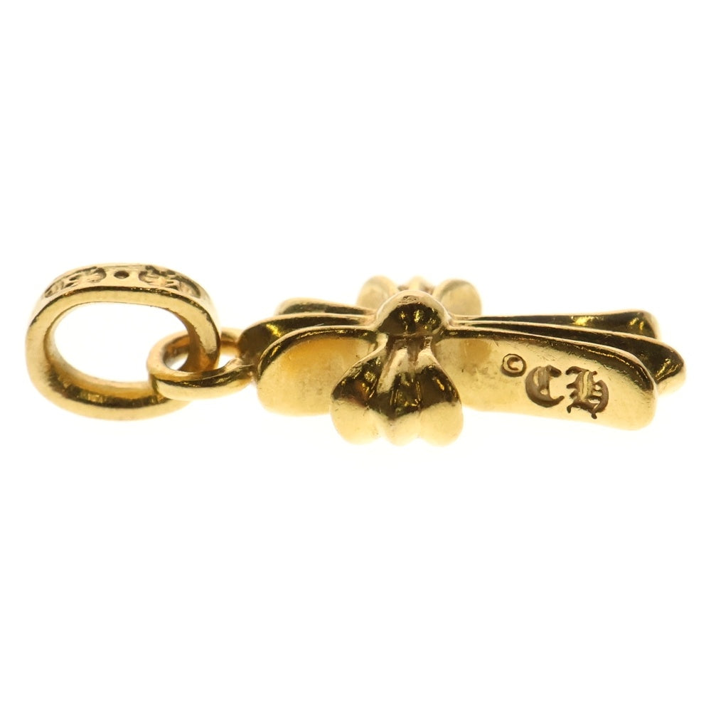 CHROME HEARTS(クロムハーツ) 22K CRS BBYFAT P/DIA ベイビーファットクロス PAVEダイヤ ペンダントトップ ゴールド BCA035