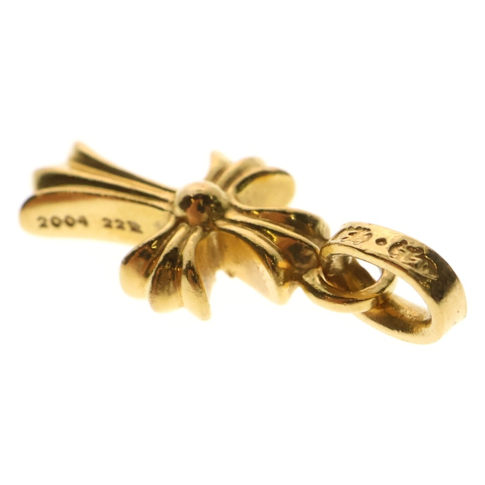 CHROME HEARTS(クロムハーツ) 22K CRS BBYFAT P/DIA ベイビーファットクロス PAVEダイヤ ペンダントトップ ゴールド BCA035
