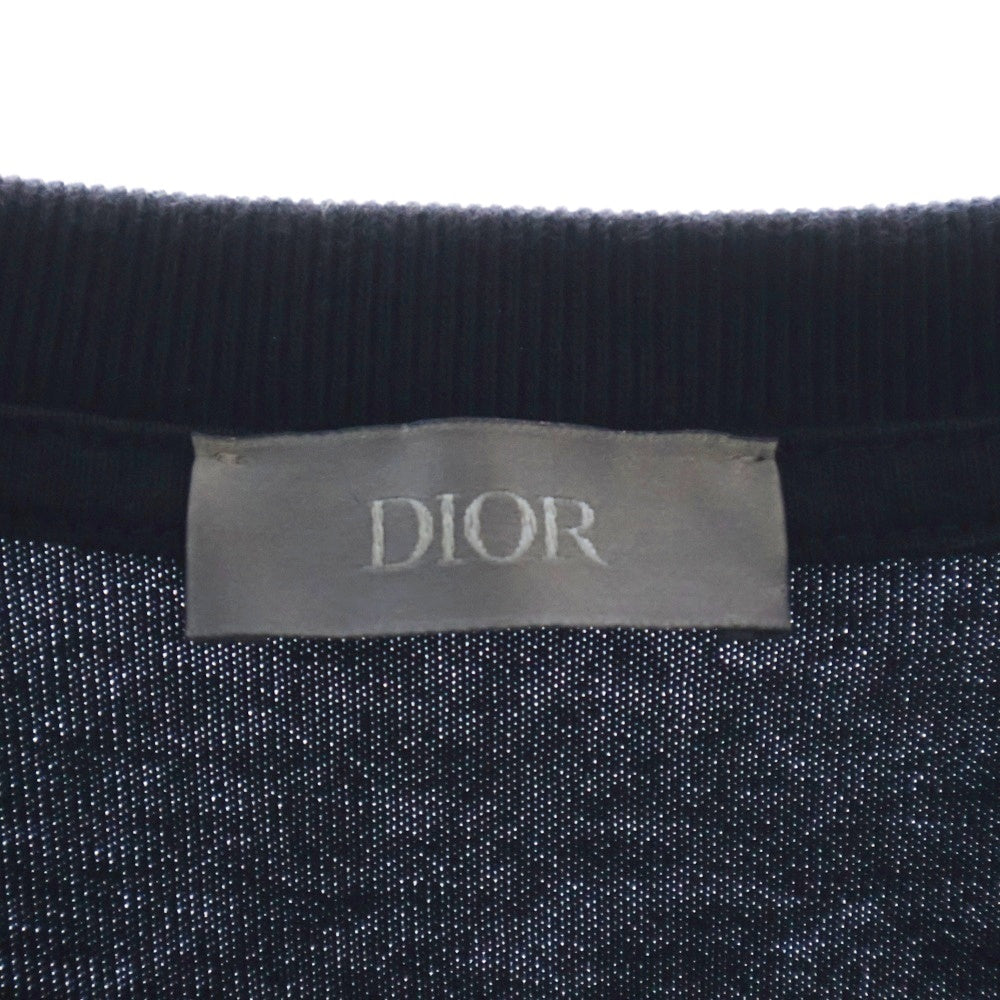 DIOR(ディオール) 20SS ×NIKE ナイキ フロントロゴエンブロイダリー 半袖Tシャツ カットソー ネイビー 033J625B0554