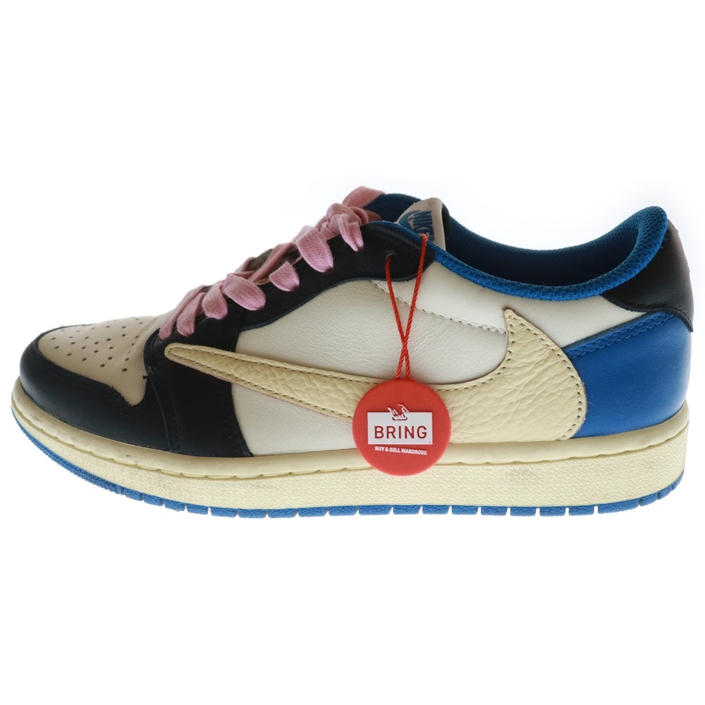 NIKE(ナイキ) ×TRAVIS SCOTT FRAGMENT DESIGN AIR JORDAN 1 LOW OG SP トラヴィススコット フラグメント エアジョーダン1 ローカットスニーカーUS6/24cm DM7866-140