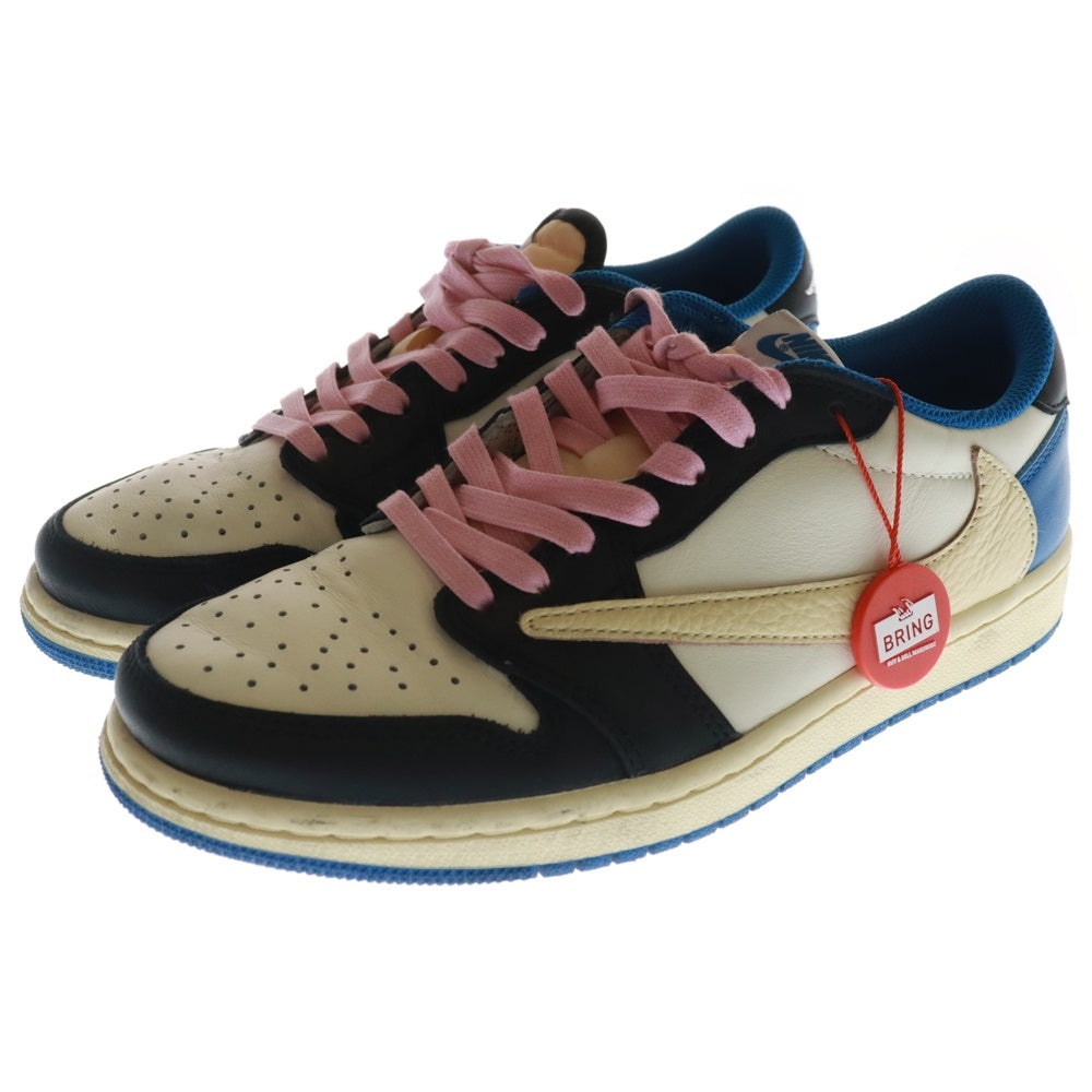 NIKE(ナイキ) ×TRAVIS SCOTT FRAGMENT DESIGN AIR JORDAN 1 LOW OG SP トラヴィススコット フラグメント エアジョーダン1 ローカットスニーカーUS6/24cm DM7866-140