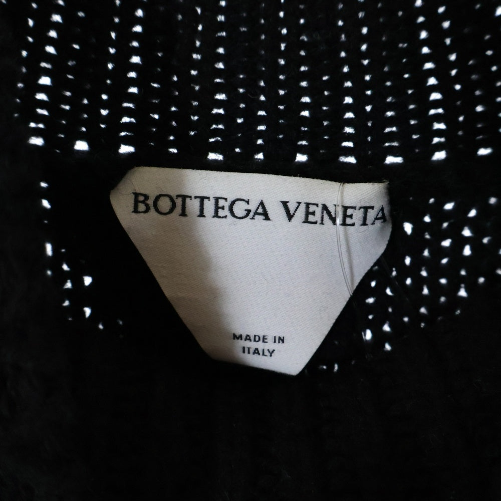 BOTTEGA VENETA(ボッテガヴェネタ) 22SS センターラインデザイン タートルネックニットセーター グリーン/ブラック 684803 V1MI0