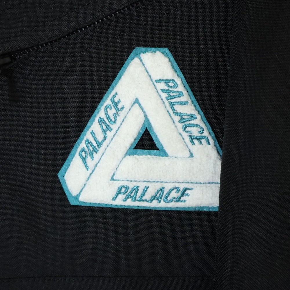 JUNYA WATANABE COMME des GARCONS(ジュンヤワタナベ コムデギャルソン) 24SS ×PALACE パレス ロゴ ワッペン 刺繍 ポリ キャンバス オールインワン ブラック WM-A001