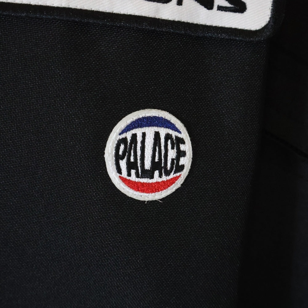 JUNYA WATANABE COMME des GARCONS(ジュンヤワタナベ コムデギャルソン) 24SS ×PALACE パレス ロゴ ワッペン 刺繍 ポリ キャンバス オールインワン ブラック WM-A001