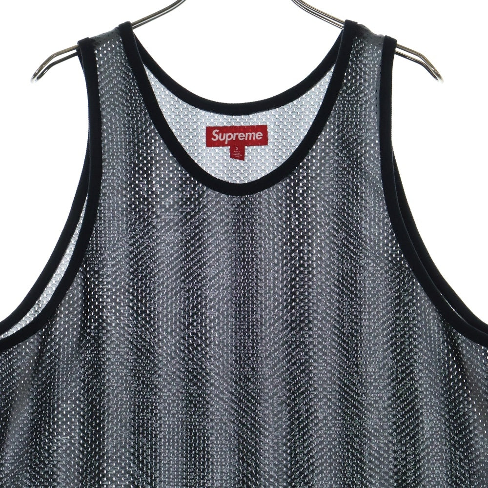 SUPREME(シュプリーム) 25SS Stripe Mesh Tank Top ストライプ メッシュタンクトップ ブラック