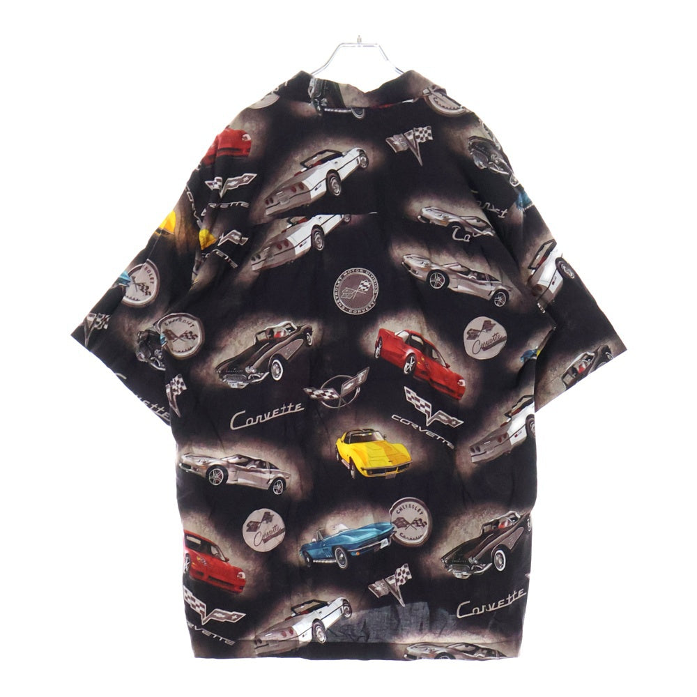 VINTAGE(ヴィンテージ) 90s VINTAGE ヴィンテージ Corvette コルベット カーモチーフ 総柄 半袖シャツ マルチ