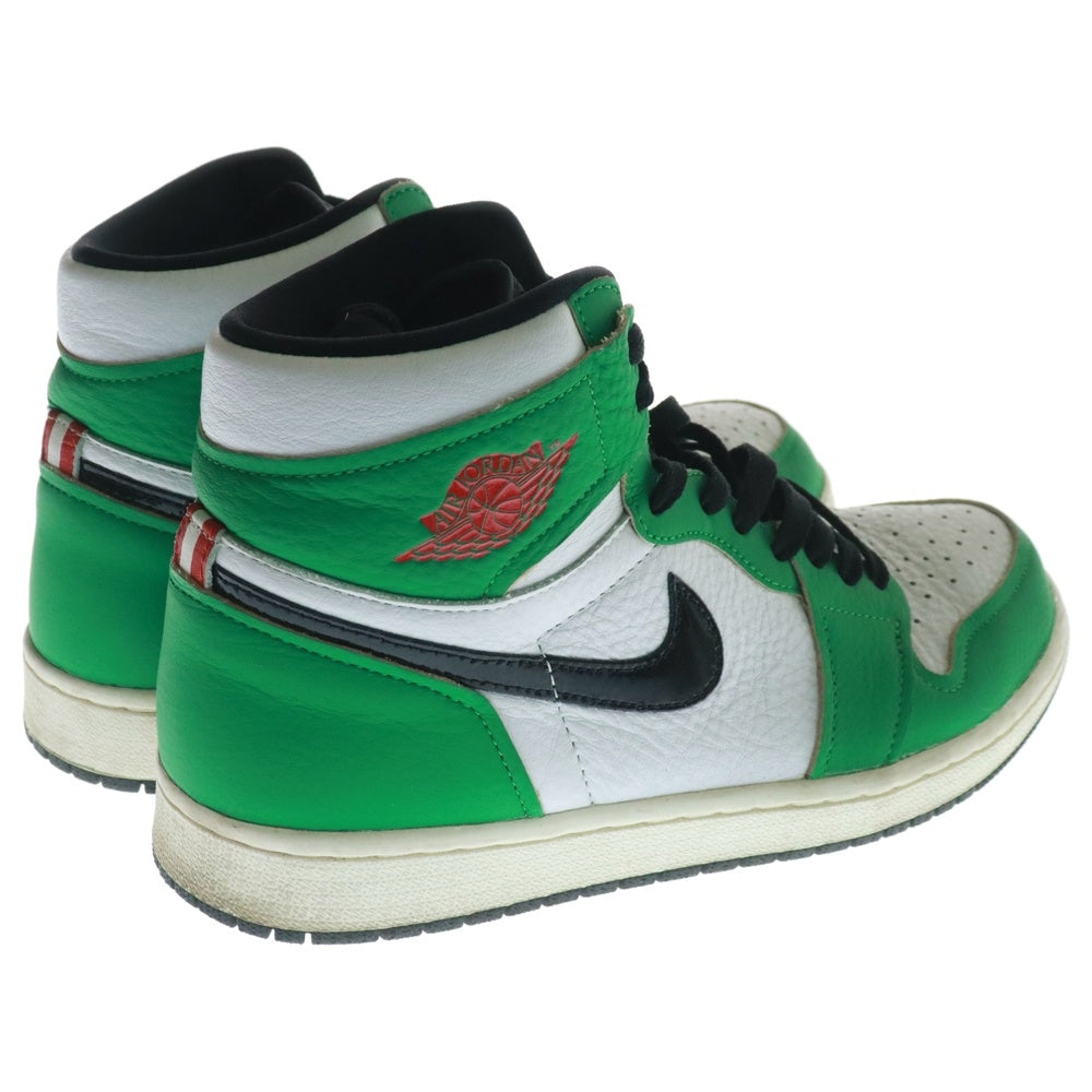 NIKE(ナイキ) WMNS AIR JORDAN 1 HIGH OG LUCKY GREEN ウィメンズ エアジョーダン1 ラッキーグリーン ハイカットスニーカー グリーン/ホワイト US10/27cm DB4612-300