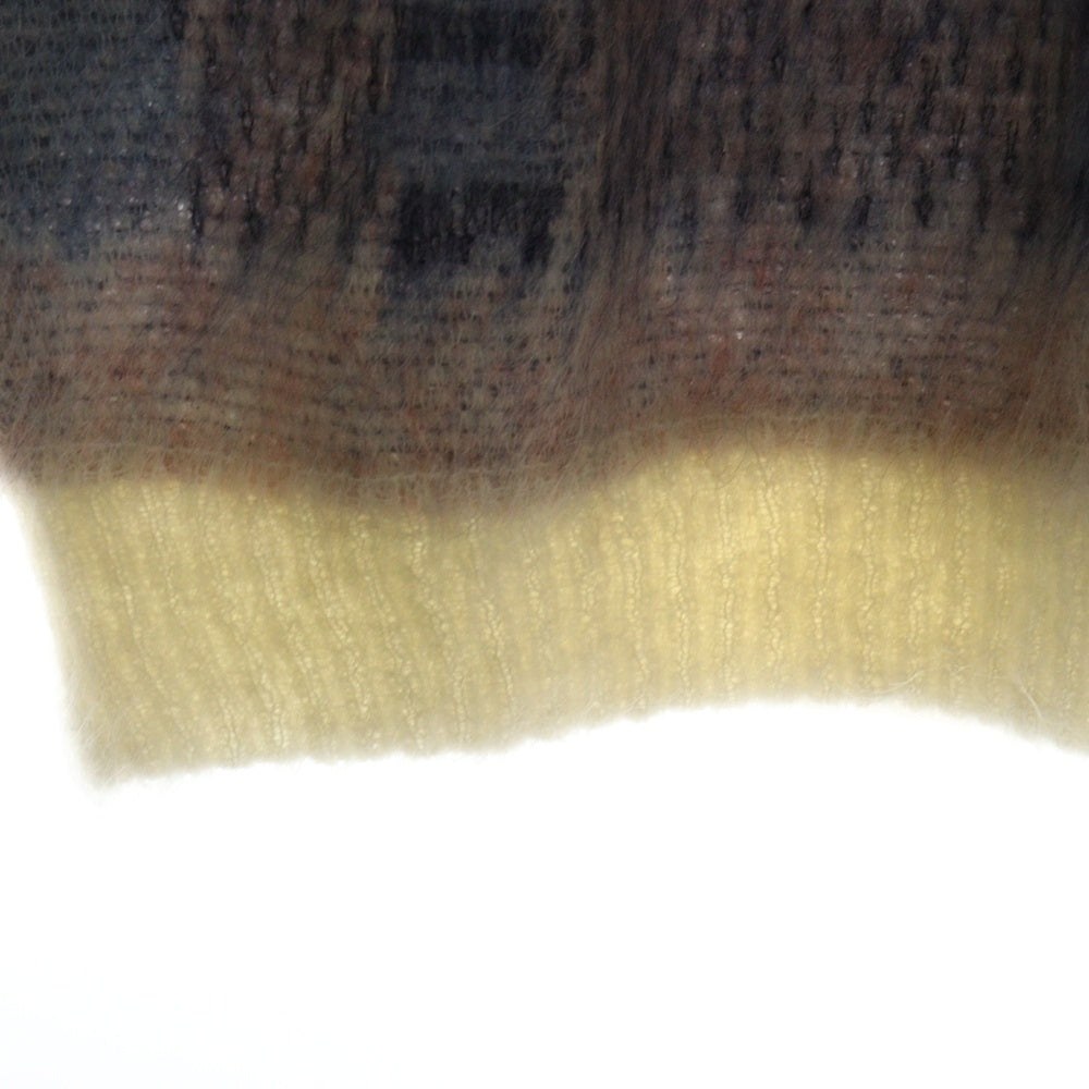 SON OF THE CHEESE(サノバチーズ) 21AW Water KNIT ウォーターグラデーションデザイン モヘアニットセーター マルチ SC2120-KN01
