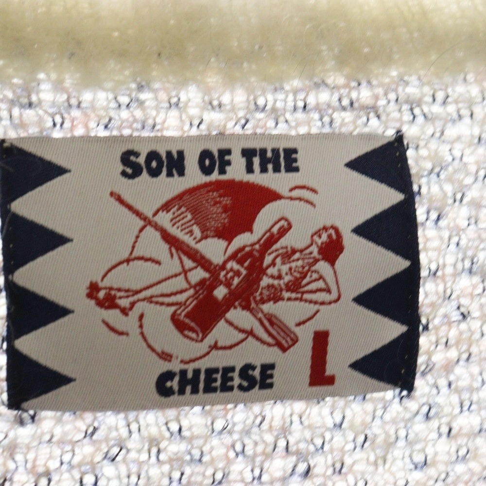 SON OF THE CHEESE(サノバチーズ) 21AW Water KNIT ウォーターグラデーションデザイン モヘアニットセーター マルチ SC2120-KN01