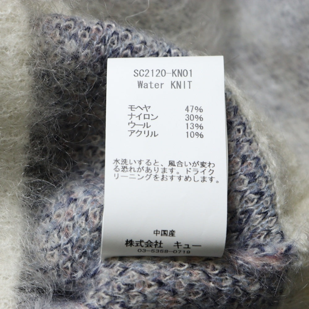 SON OF THE CHEESE(サノバチーズ) 21AW Water KNIT ウォーターグラデーションデザイン モヘアニットセーター マルチ SC2120-KN01
