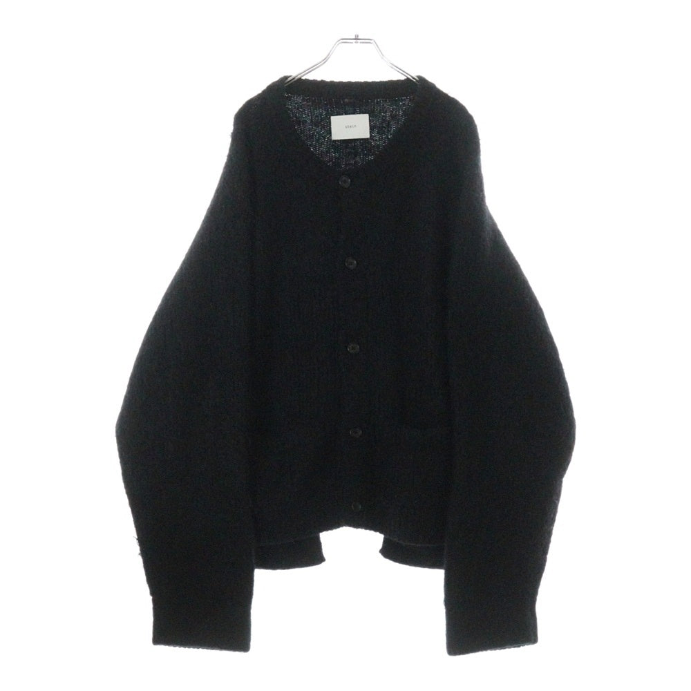 Stein(シュタイン) 20AW KID MOHAIR CARDIGAN キッドモヘアカーディガン ブラック ST.194