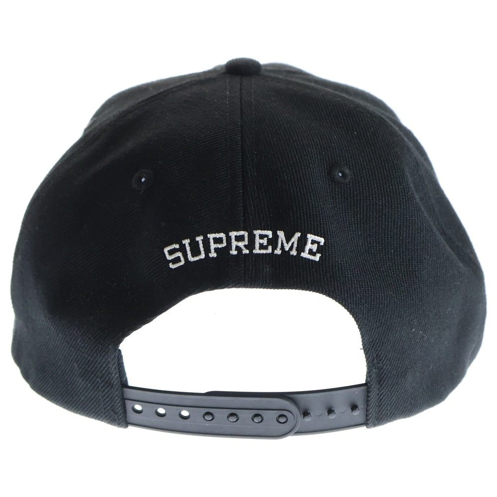 SUPREME(シュプリーム) 25SS APHEX TWIN 6-PANEL ロゴ刺繍ベースボールキャップ 帽子 ブラック