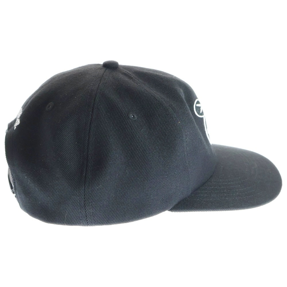 SUPREME(シュプリーム) 25SS APHEX TWIN 6-PANEL ロゴ刺繍ベースボールキャップ 帽子 ブラック