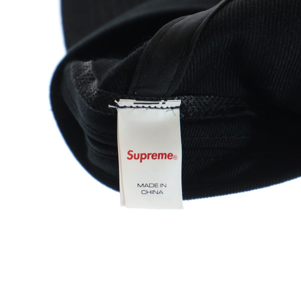 SUPREME(シュプリーム) 25SS APHEX TWIN 6-PANEL ロゴ刺繍ベースボールキャップ 帽子 ブラック