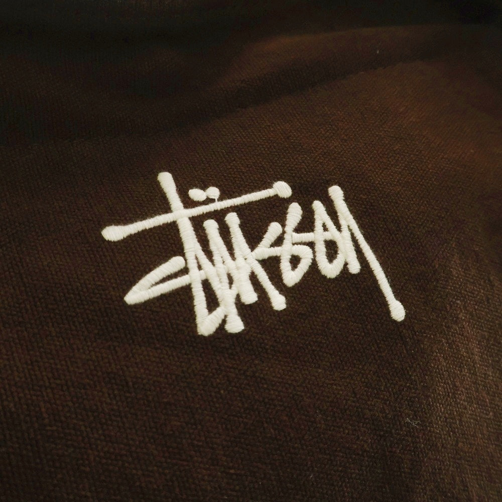 STUSSY(ステューシー) Canvas Crossbody Bag キャンバスクロスボディバッグ ショルダーバッグ ハンドバッグ ブラウン
