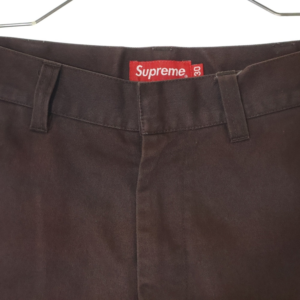 SUPREME(シュプリーム) 15SS Work Short Pants ワークショートパンツ ハーフパンツ ブラウン