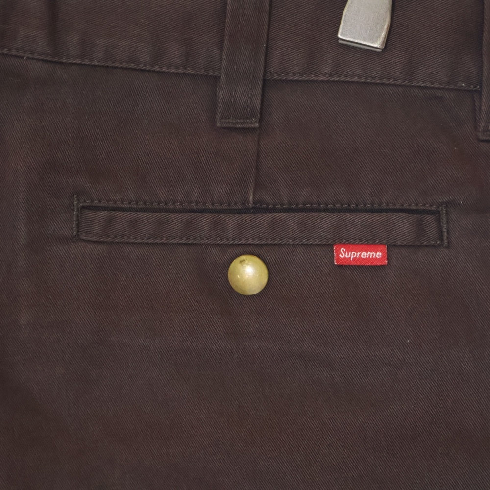 SUPREME(シュプリーム) 15SS Work Short Pants ワークショートパンツ ハーフパンツ ブラウン