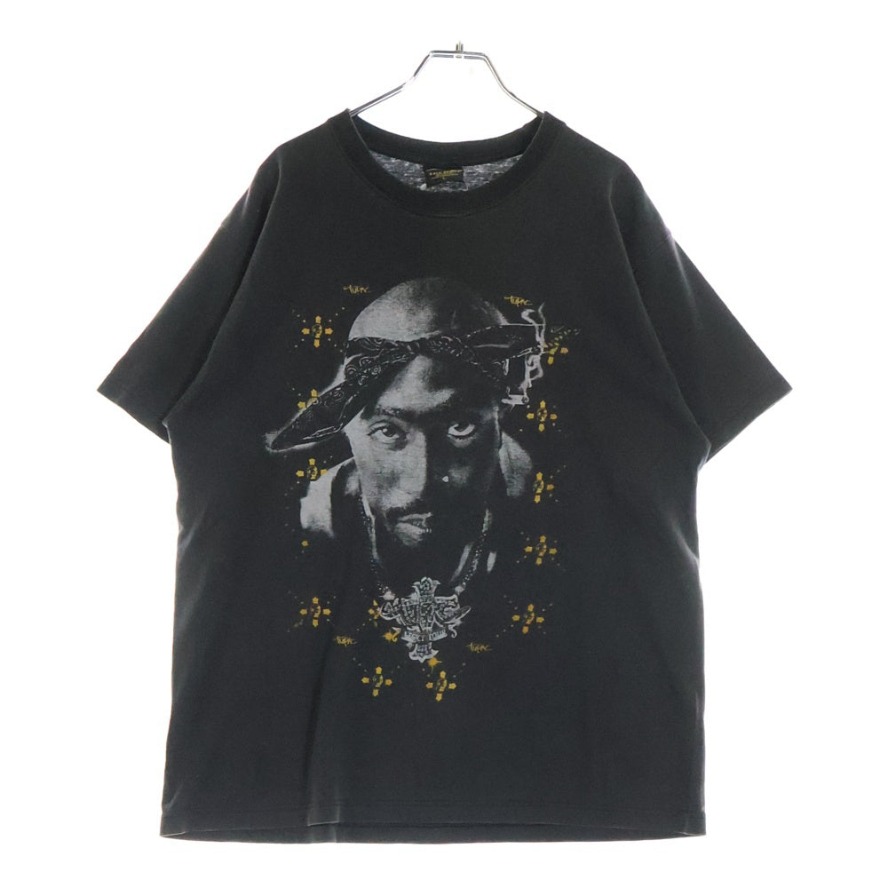 VINTAGE(ヴィンテージ) 2PAC Shakur Legacy Tour Tee ツーパック シェイカーレガシーツアー フロントプリント半袖Tシャツ ブラック