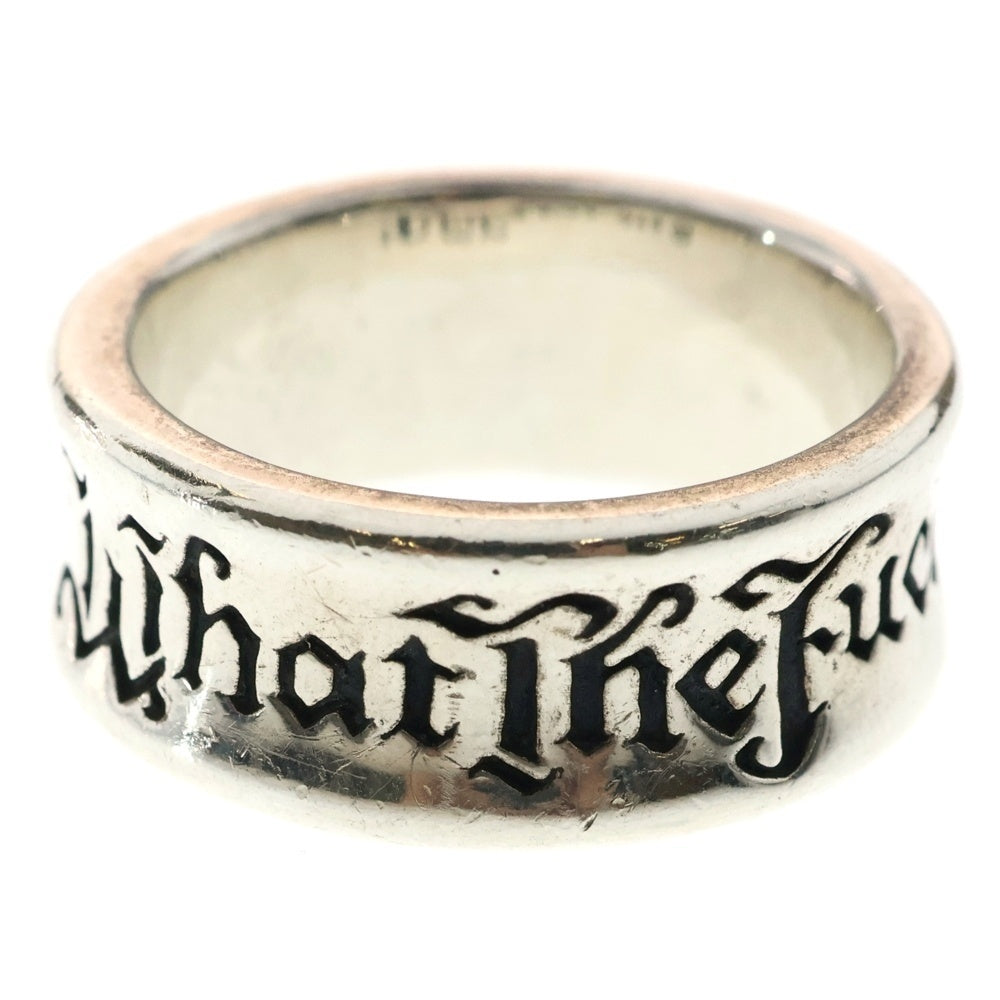 Bill Wall Leather/BWL(ビルウォールレザー) What The Fuck ワットザファック リング シルバー