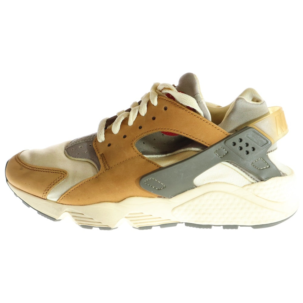 NIKE(ナイキ) ×STUSSY AIR HUARACHE LE DESERT OAK DD1381-200 ステューシー エアハラチ デザートオーク ローカットスニーカー ベージュ/ブラウン US8/26.0cm
